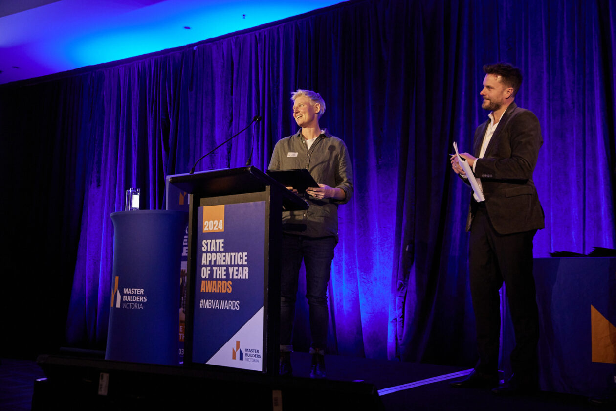 State Apprentice Awards Perin Presenting